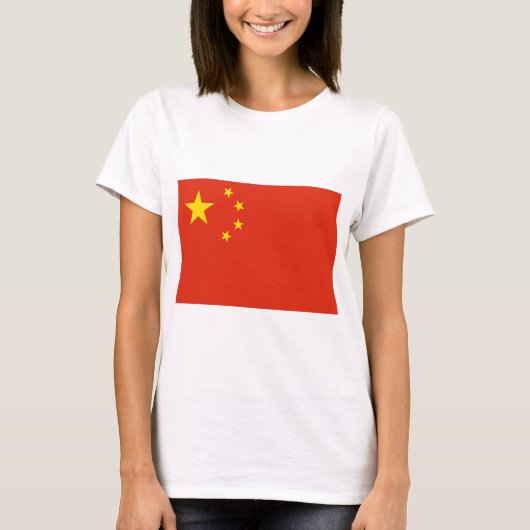 フラグ(中国の中国) Tシャツ (正面)