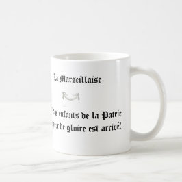 フラグ&国歌タイトル&いくつかの歌詞 コーヒーマグカップ