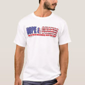 フラグ+希望+ティー Tシャツ (正面)