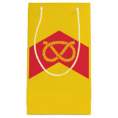 フラグ（犬）スタッフォード小抱き枕 スモールペーパーバッグ (正面)