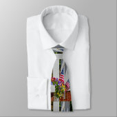 フラグ+花 ネクタイ (タイ)