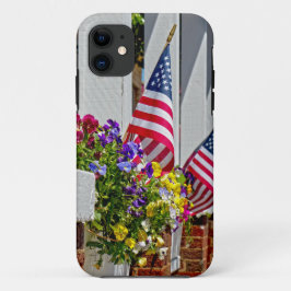 フラグ+花 iPhone 11 ケース