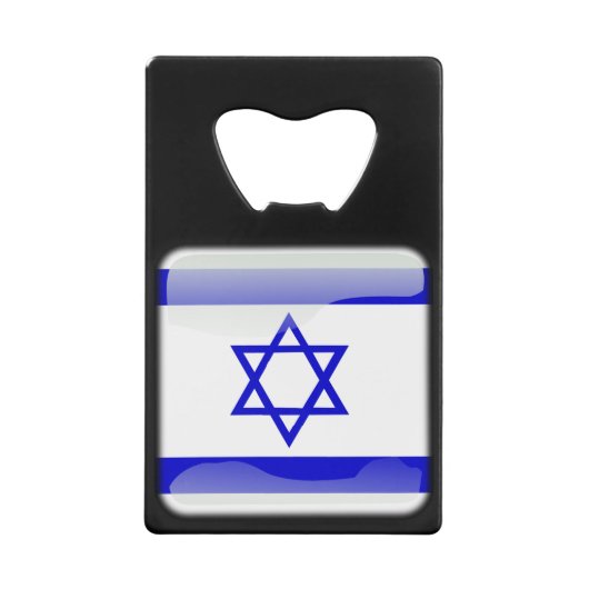 フラグ_of_イスラエル クレジットカード栓抜き (正面)
