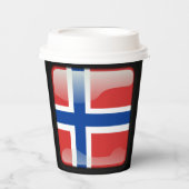 フラグ_of_ノルウェー 紙コップ (正面)