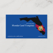 フラグFlorida州名刺 名刺 (正面)