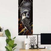 フラコンロッケットゴシック秋 ポスター (ホームオフィス)