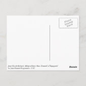 フラゴナードにスペイン風の服を着た修道院 ポストカード (裏面)