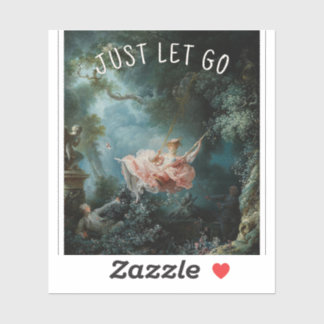 フラゴナールによる『ぶらんこ』 – Just Let Go シール