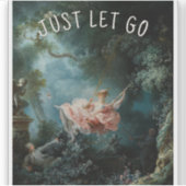 フラゴナールによる『ぶらんこ』 – Just Let Go シール (正面)