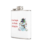 フラスコで溶ける価値のある人もいる フラスク (左)