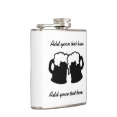 フラスコとビールマグデザイン フラスク (右)