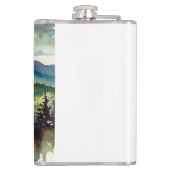 フラスコとマウンテンランドスケープデザイン- Adventure-R フラスク (裏面)