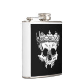 フラスコに冠をかぶったスケルトンヘッド フラスク (右)