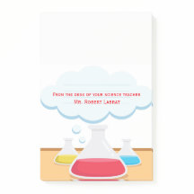 フラスコの科学の教師のメモ帳