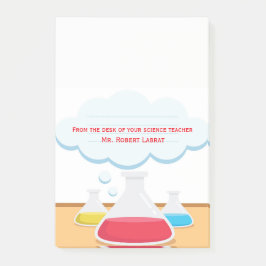フラスコの科学の教師のメモ帳 ポストイット