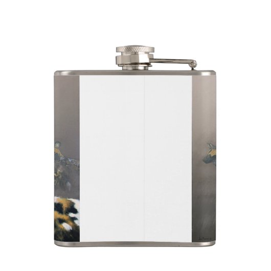 フラスコの野生犬 フラスク (裏面)