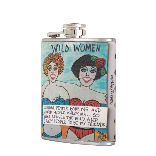 フラスコ正常なpeop; eは私および愚かな人々を退屈させます フラスク (左)