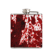 フラスコ血パーソナライズされた液（ばちゃばちゃ）跳ねるヴァンパイアゴシック フラスク (裏面)