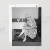 フラスコ隠しガーター, 1926 ポストカード (正面/裏面)