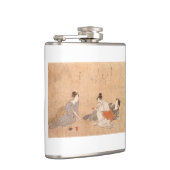 フラスコ3の酔った女性の日本人の芸術 フラスク (右)