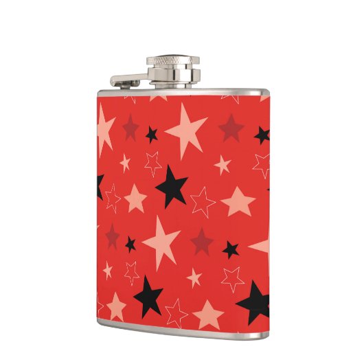 フラスコ6オズ。 フラスク (左)