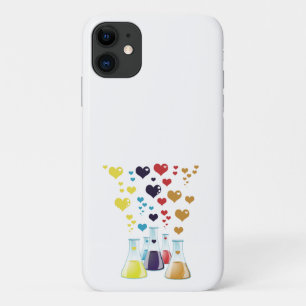 フラスコ、エレンメイヤー、ビーカー、化学、研究室 iPhone 11 ケース
