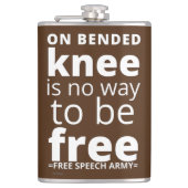 フラスコ「膝の上…」 フラスク (正面)