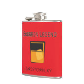 フラスコ – Bourbon Legend, Bardstown Kentucky フラスク (左)