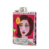 フラスコIはアルコール中毒患者を結合しました。 私はまだ飲みます フラスク (左)