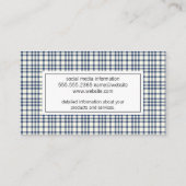 フラスタイリッシュンネルパターン 名刺 (裏面)