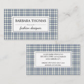 フラスタイリッシュンネルパターン 名刺 (正面/裏面)