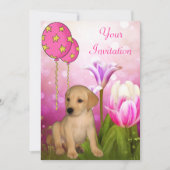 フラズバルーン&ラブラドールパピーイベント 招待状 (正面)
