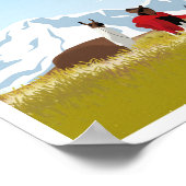 フラズペルー | Vintage Travelポスター |拡張マット ポスター (角)