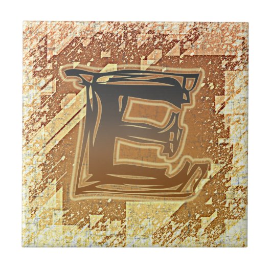 フラズルモノグラムE タイル (正面)