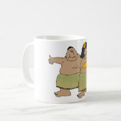 フラダンサーのコーヒーマグ コーヒーマグカップ (正面左)