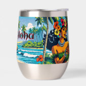 フラダンサーオンザハワイアンアイランズアロハ (左面)