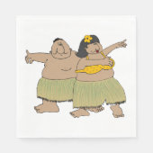 フラダンサー スタンダードランチョンナプキン (正面)