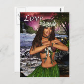 フラダンサー ポストカード (正面/裏面)