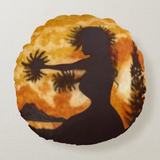 フラダンサー ラウンドクッション (正面)