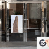 フラチロン建物はがき ウィンドウサイン (オフィスドア)