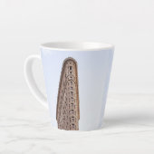 フラチロン建物はがき カフェラテマグ (左アングル)