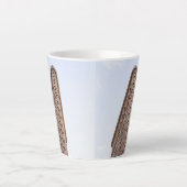 フラチロン建物はがき カフェラテマグ (正面)