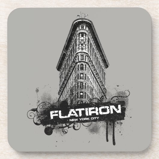 フラチロン建物ニューヨークシティコースターセット コースター (正面)