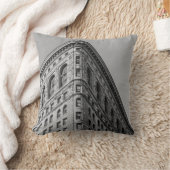 フラチロン建物ニューヨークシティフォト クッション (ブランケット)