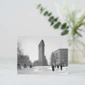 フラチロン建物冬場， 1905 ポストカード (スタンド正面)