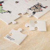 フラチロン建物通りシーンニューヨークトニー・サーグ ジグソーパズル (側面)