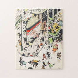 フラチロン建物通りシーンニューヨークトニー・サーグ ジグソーパズル