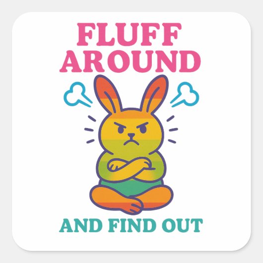 フラッのまわりにフして見つける スクエアシール (正面)