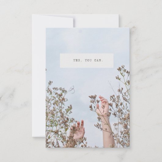 フラッやる気を起こさせるトサンキューカード サンキューカード (正面)