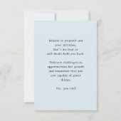 フラッやる気を起こさせるトサンキューカード サンキューカード (裏面)